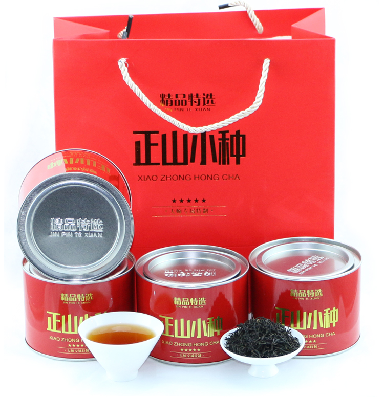 2017武夷山新红茶正山小种茶叶礼盒罐装小种红茶散装500g特价包邮