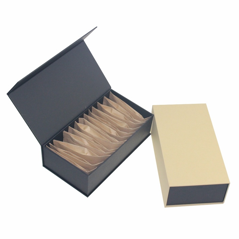 茶叶盒定制通用茶叶包装纸盒黑色牛皮纸礼盒茶包装纸盒空盒小