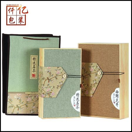 2016新款西湖龙井通用版绿茶叶包装礼盒铁罐茶叶盒一斤装空盒